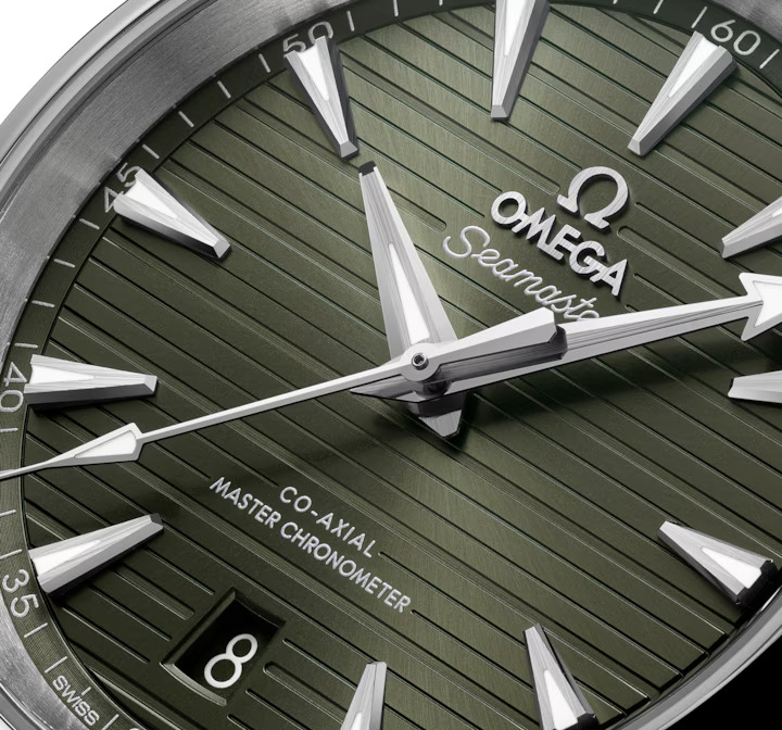 Green Dial on OMEGA Seamaster Aqua Terra Watch